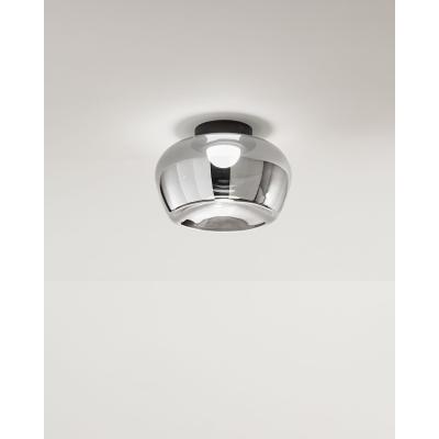 PLAFONIERA IN VETRO SPECCHIATO